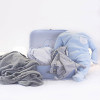 Canastilla Maleta Manta y Pijama para Recién Nacido azul