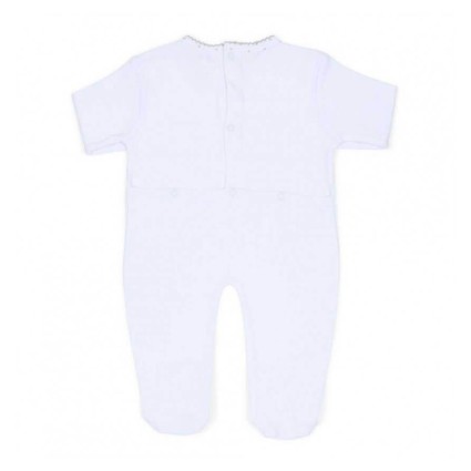 Canastilla Manta Personalizada y Pijama y doudou personalizado gris 2