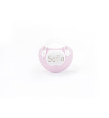 Caramelo de Pañales Muselina y chupete Personalizado rosa