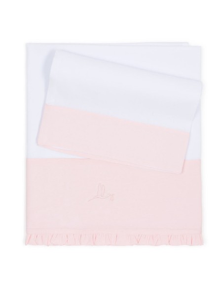 Canastilla Bebé Clásica Plena rosa