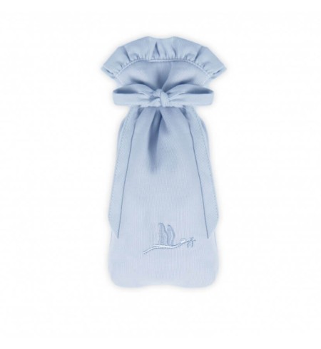 Canastilla Clásica Esencial con Osito Teddy azul