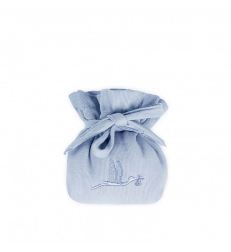 Canastilla Clásica Esencial con Osito Teddy azul
