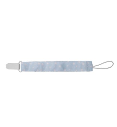 Pack de 2 chupetes personalizados con sujetachupete azul